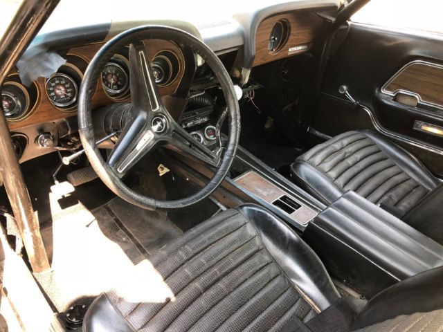 1970 Black Ford Mustang Fastback