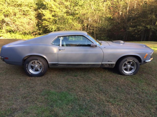 1970 Gray Ford Mustang Fastback