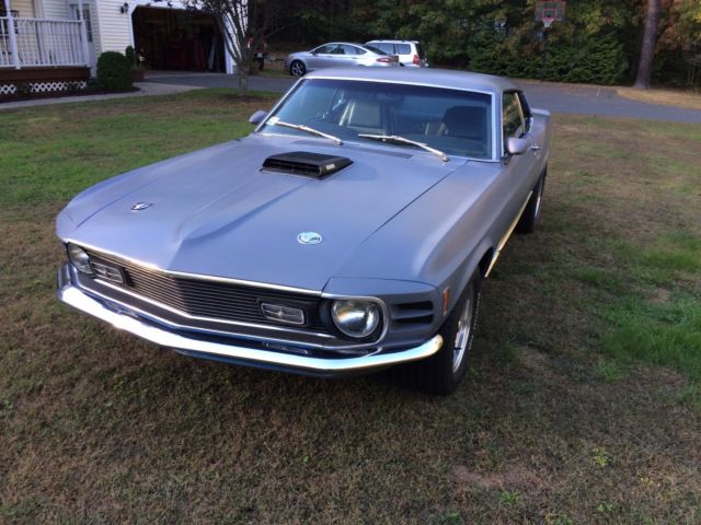 1970 Gray Ford Mustang Fastback