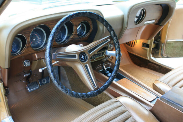 1970 Gold Ford Mustang Fastback