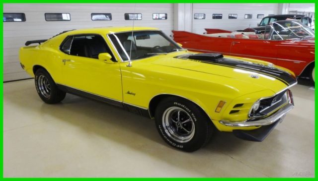 1970 Orange Ford Mustang