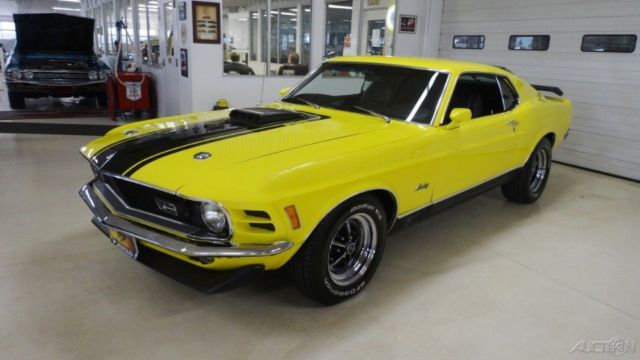 1970 Orange Ford Mustang