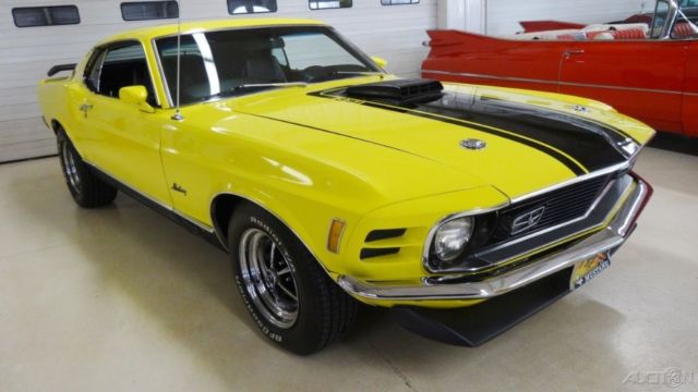 1970 Orange Ford Mustang