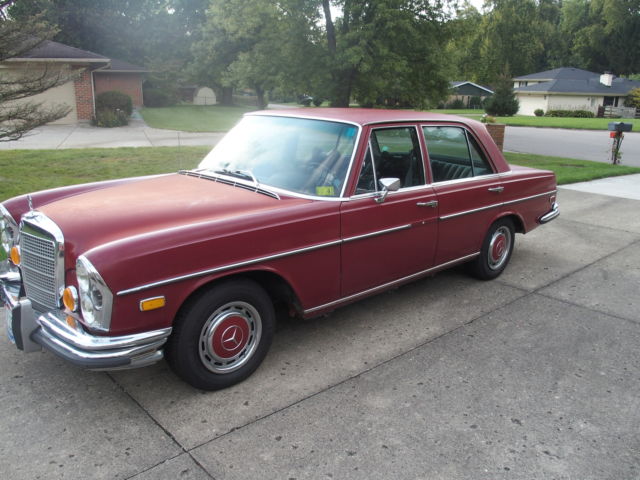 1970 Red Mercedes-Benz 200-Series