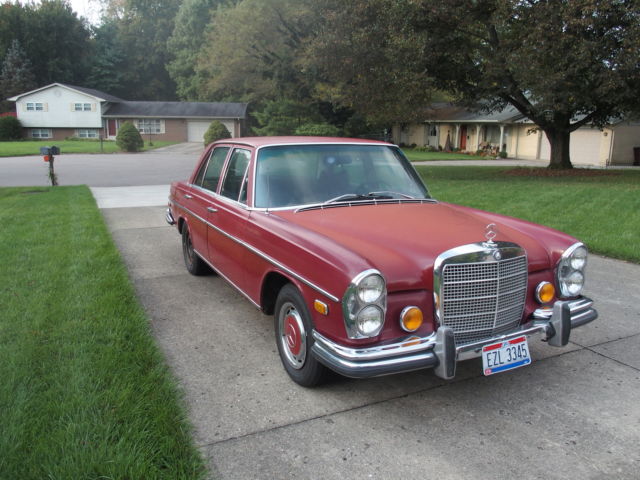 1970 Red Mercedes-Benz 200-Series