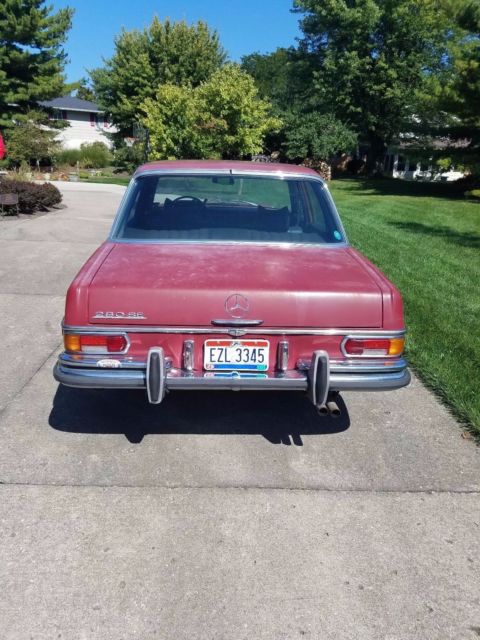 1970 Red Mercedes-Benz 200-Series