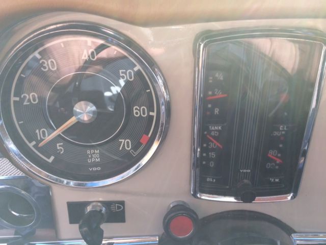 1970 Beige Mercedes-Benz SL-Class Convertible