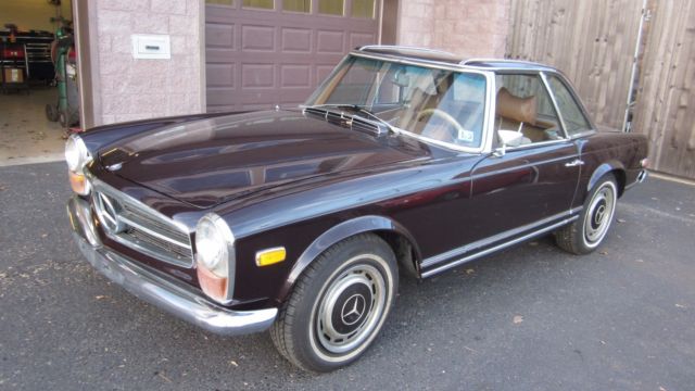 1970 Brown Mercedes-Benz SL-Class Convertible