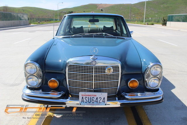 1970 Blue Mercedes-Benz 200-Series Sedan