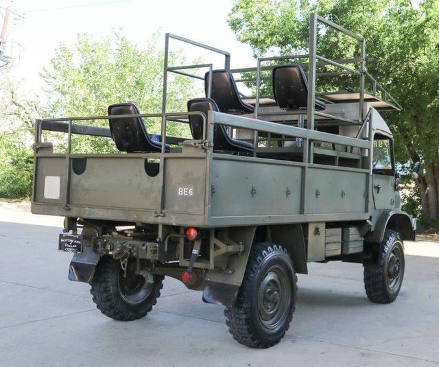 1970 Green Mercedes-Benz Unimog Pickup Truck