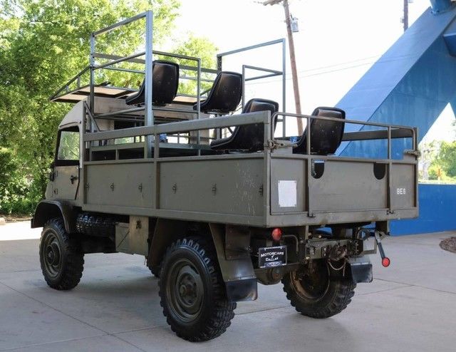 1970 Green Mercedes-Benz Unimog Pickup Truck