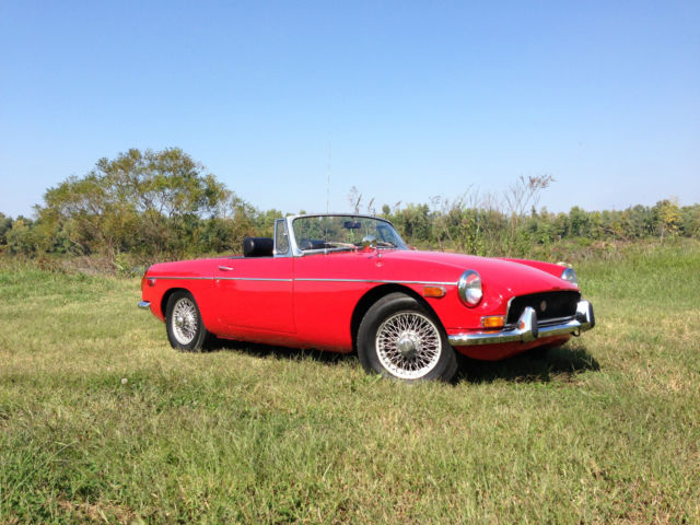 1970 Red MG MGB U/K