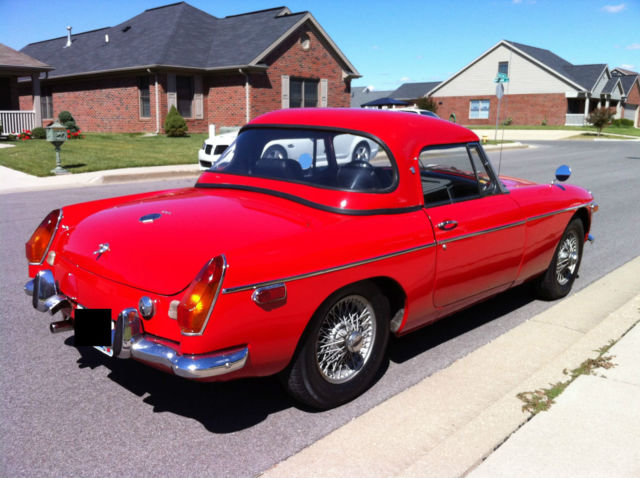 1970 Red MG MGB U/K