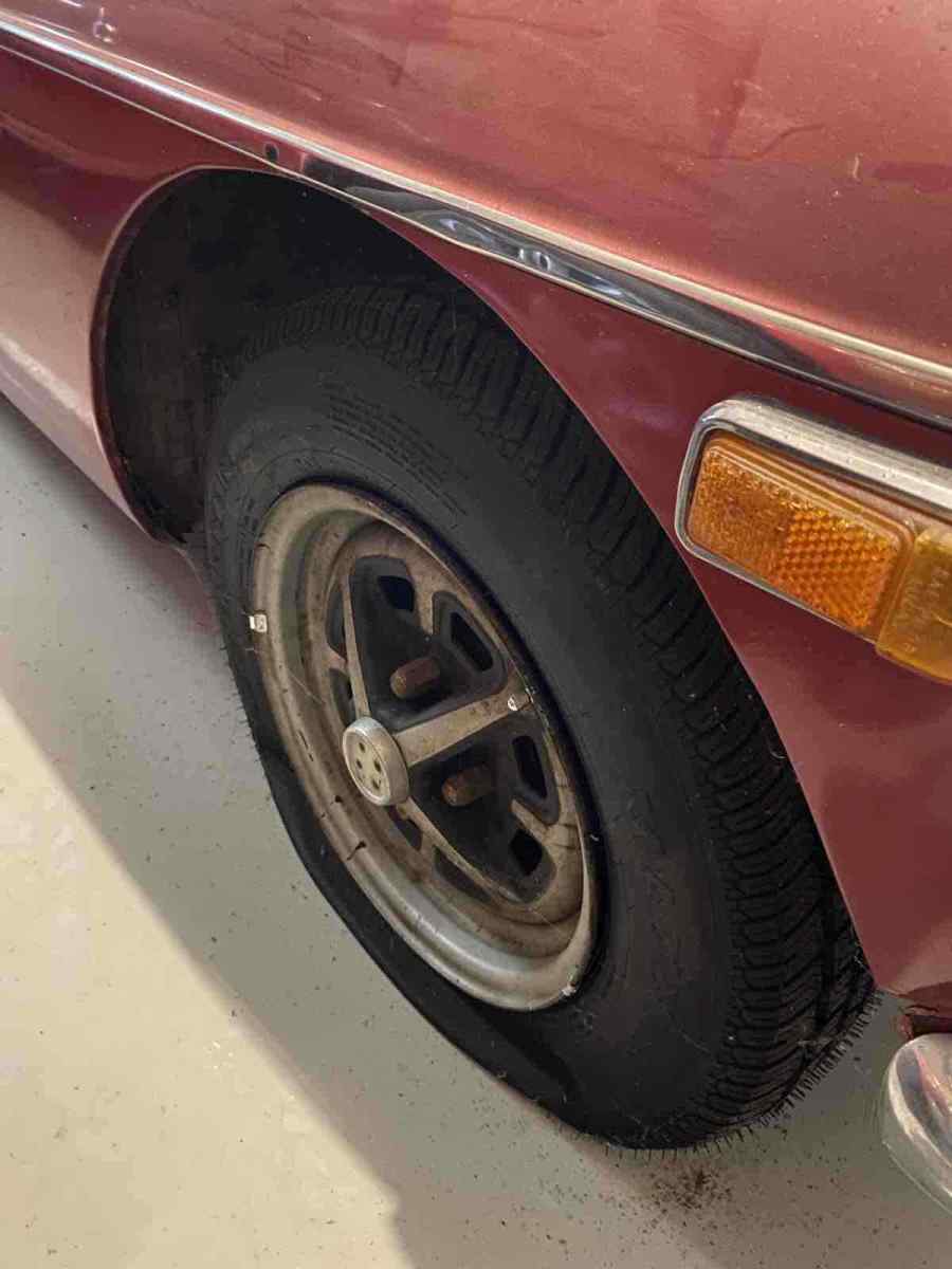 1970 Red MG MGB Convertible