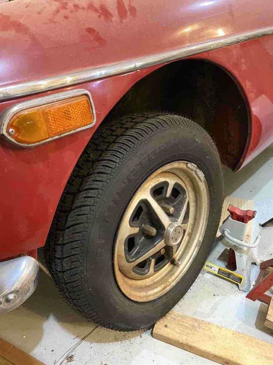 1970 Red MG MGB Convertible