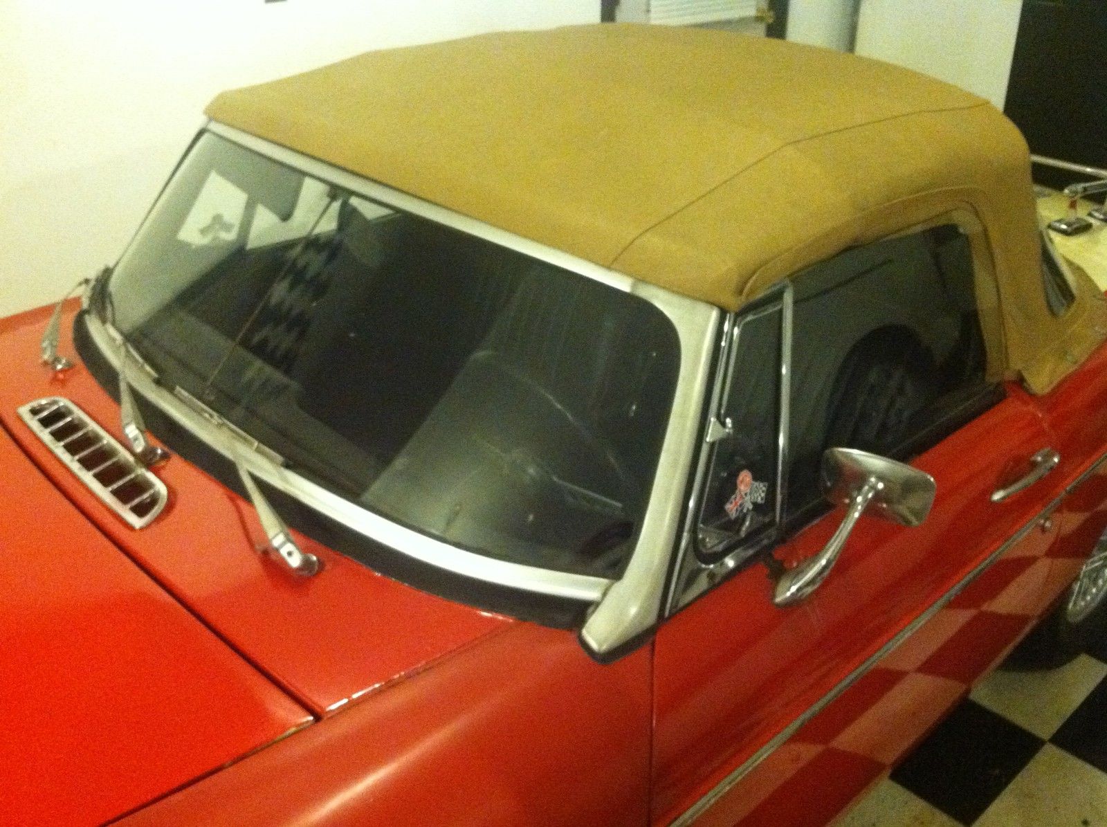 1970 Red MG MGB Convertible