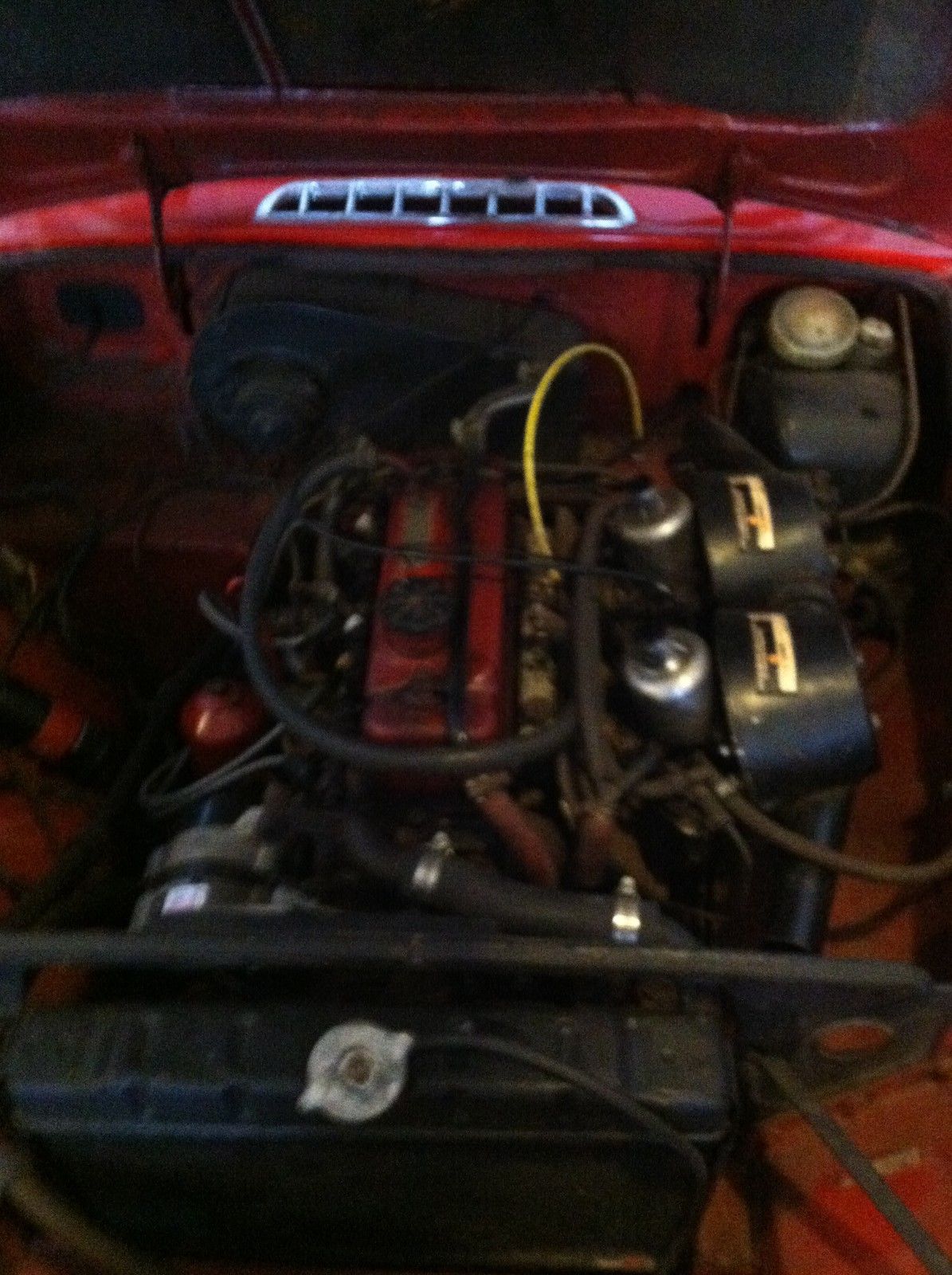 1970 Red MG MGB Convertible