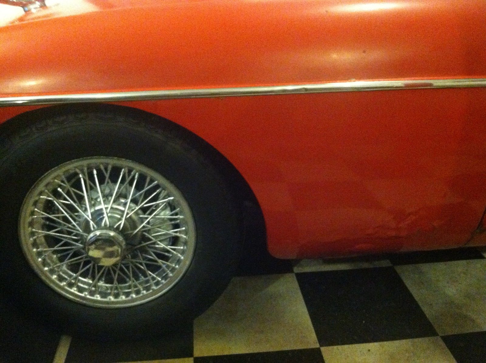 1970 Red MG MGB Convertible