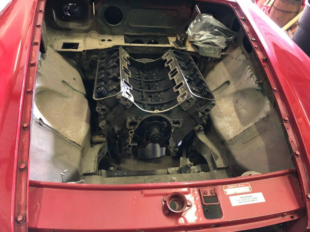 1970 Red MG MGB Convertible