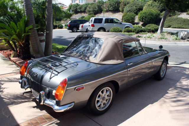1970 Gunmetal Pearl MG MGB Convertible