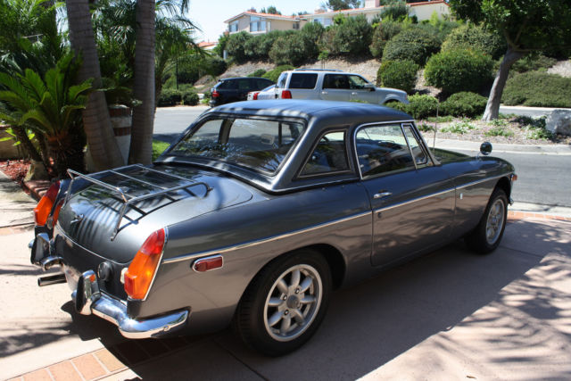 1970 Gunmetal Pearl MG MGB Convertible