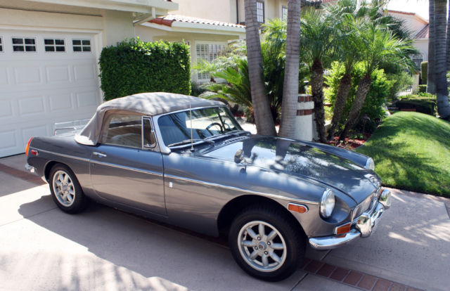 1970 Gunmetal Pearl MG MGB Convertible