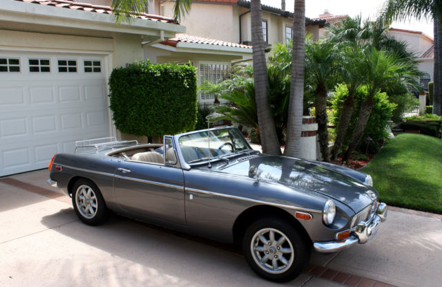 1970 Gunmetal Pearl MG MGB Convertible