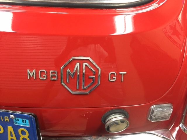 1970 Red MG MGB Fastback