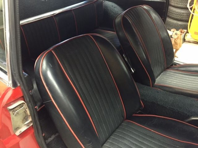 1970 Red MG MGB Fastback