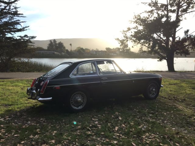 1970 Black MG MGB Coupe