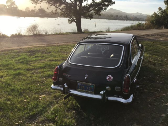 1970 Black MG MGB Coupe