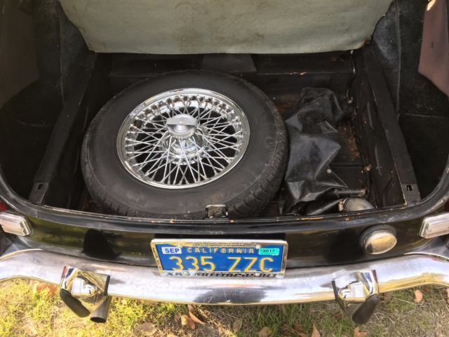 1970 Black MG MGB Coupe
