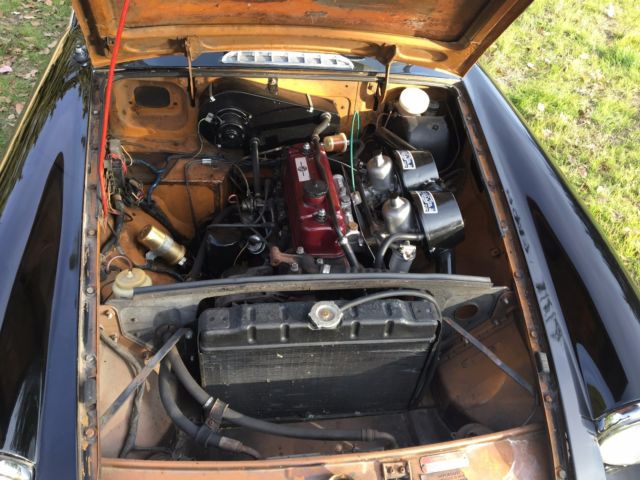 1970 Black MG MGB Coupe