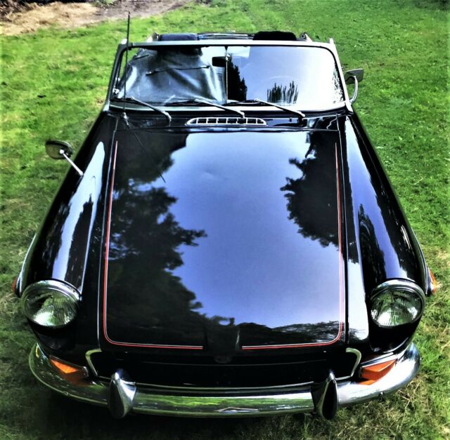 1970 Black MG MGB Roadster
