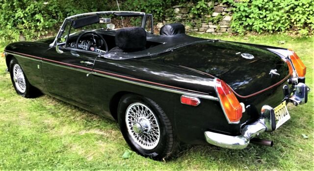 1970 Black MG MGB Roadster