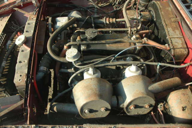 1970 Red MG MGB Convertible