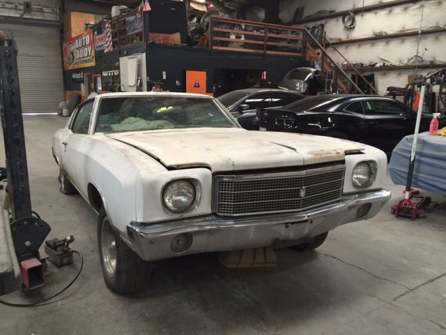 1970 BLACK Chevrolet Monte Carlo COUPE