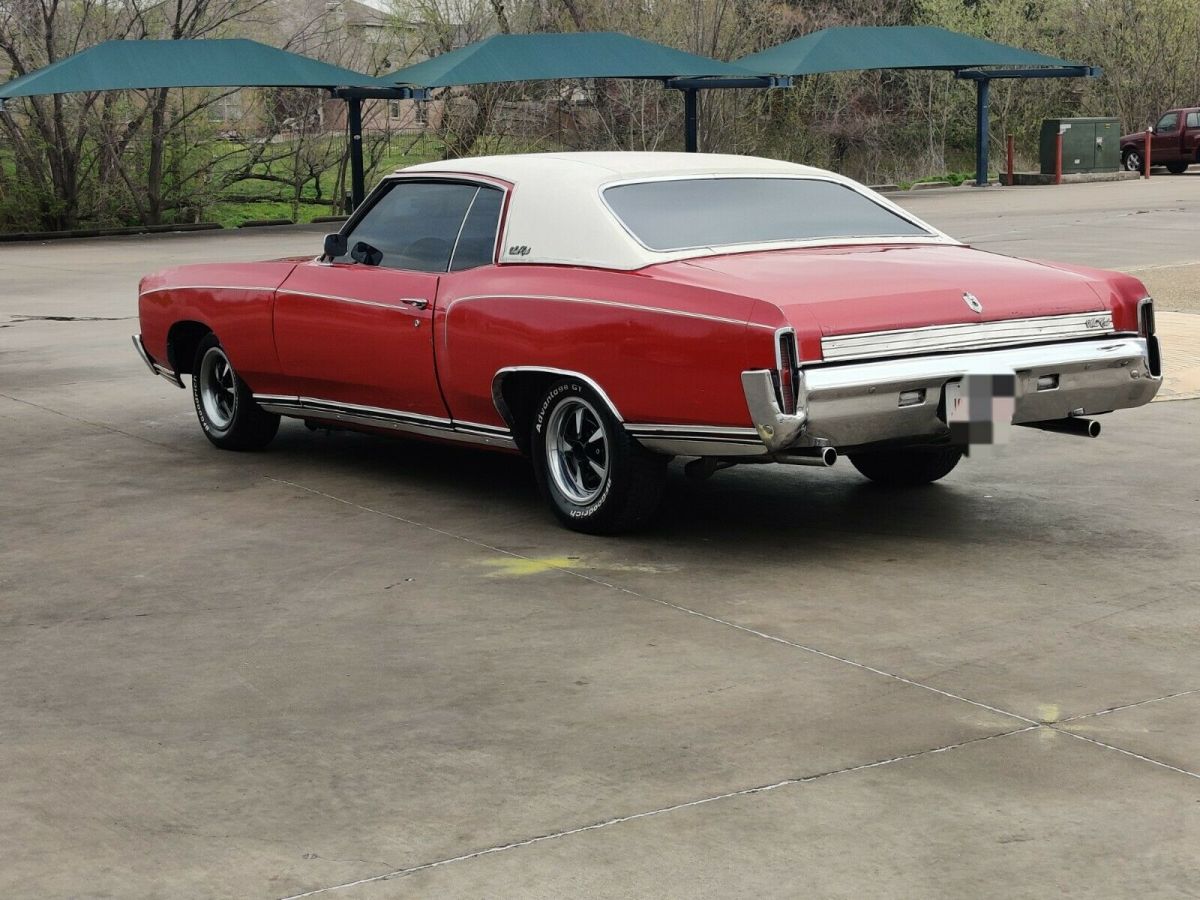 1970 Red Chevrolet Monte Carlo Coupe