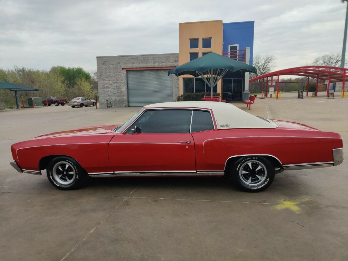 1970 Red Chevrolet Monte Carlo Coupe