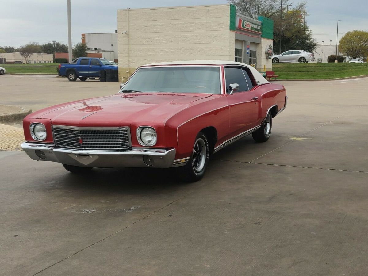 1970 Red Chevrolet Monte Carlo Coupe