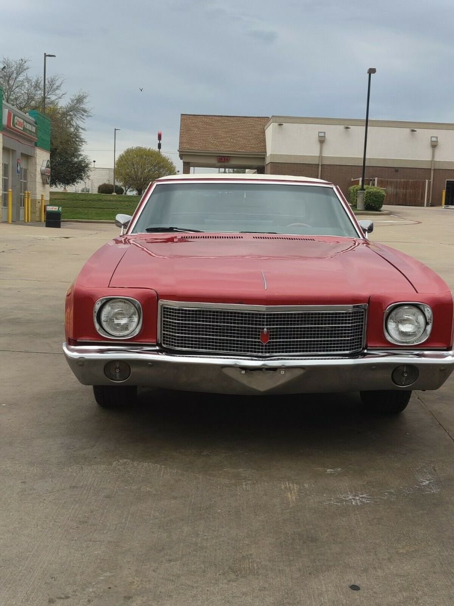 1970 Red Chevrolet Monte Carlo Coupe