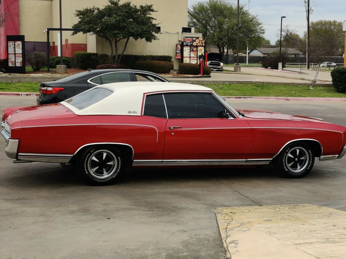 1970 Red Chevrolet Monte Carlo Coupe