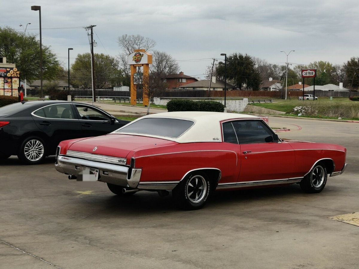 1970 Red Chevrolet Monte Carlo Coupe