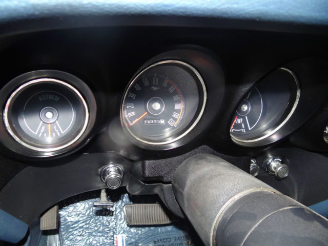 1970 Blue Ford Mustang Coupe