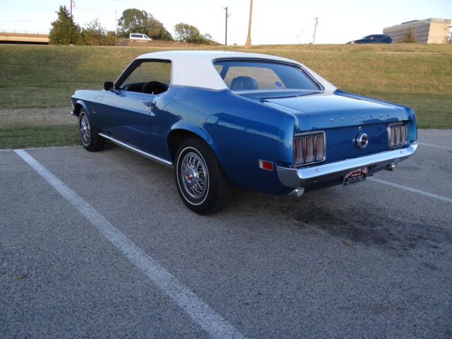 1970 Blue Ford Mustang Coupe