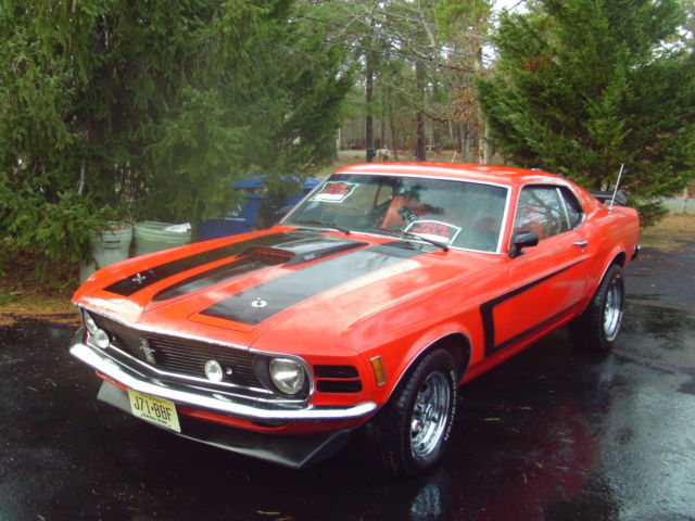 1970 Metel Flake Orange and Black Ford Mustang Fastback