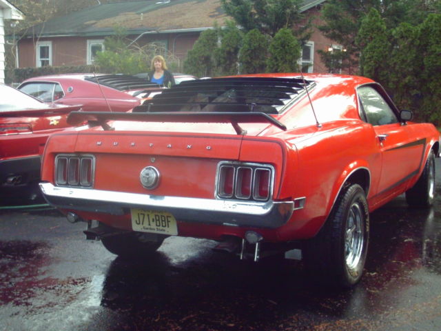 1970 Metel Flake Orange and Black Ford Mustang Fastback