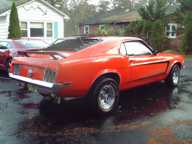 1970 Metel Flake Orange and Black Ford Mustang Fastback