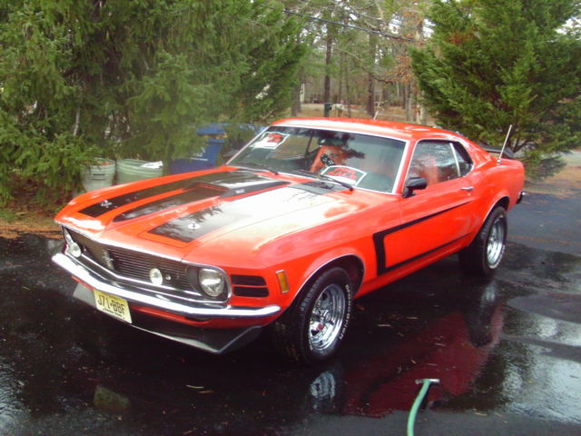 1970 Metel Flake Orange and Black Ford Mustang Fastback