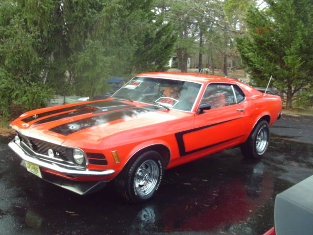 1970 Metel Flake Orange and Black Ford Mustang Fastback